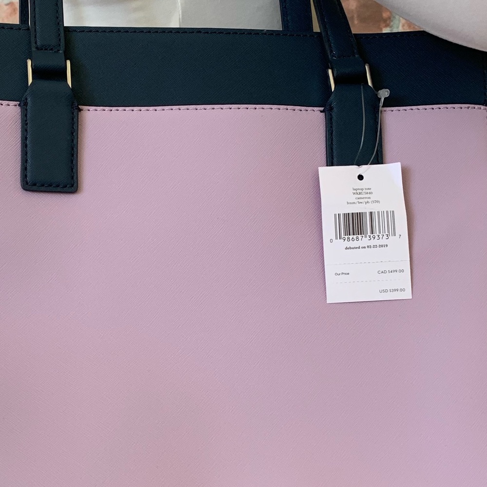 Kate spade LARGE Cameron shoulder TOTE lavender - Picture 5 of 6